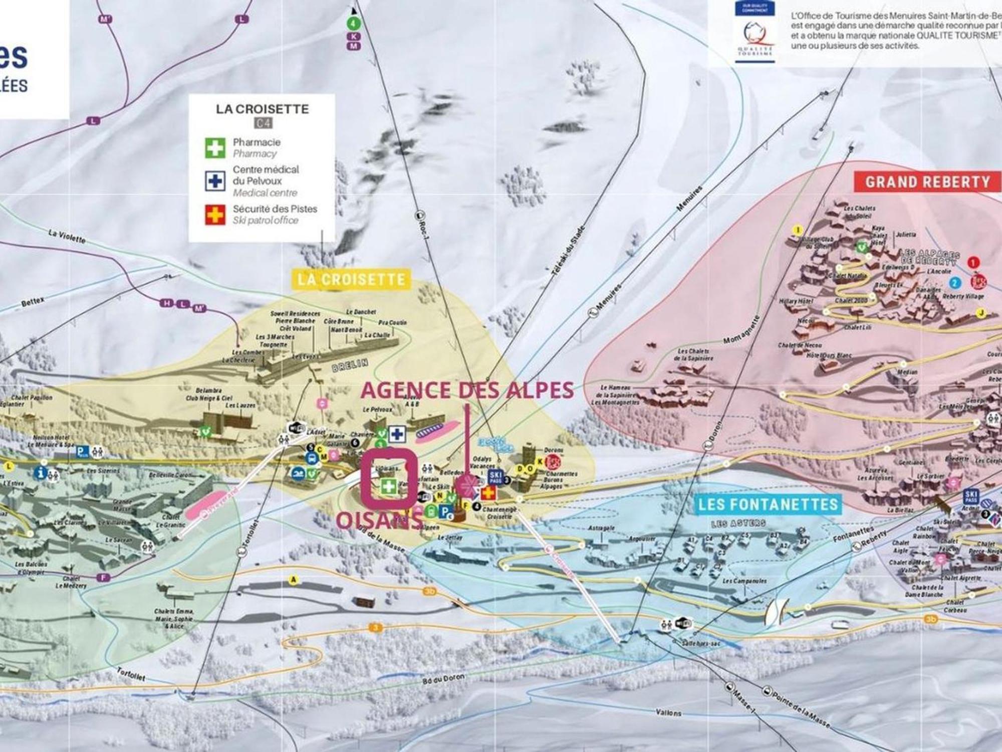 Studio Renove Pour 4, Ski Aux Pieds, La Croisette, Les Menuires - Fr-1-452-230 Saint-Martin-de-Belleville Zewnętrze zdjęcie